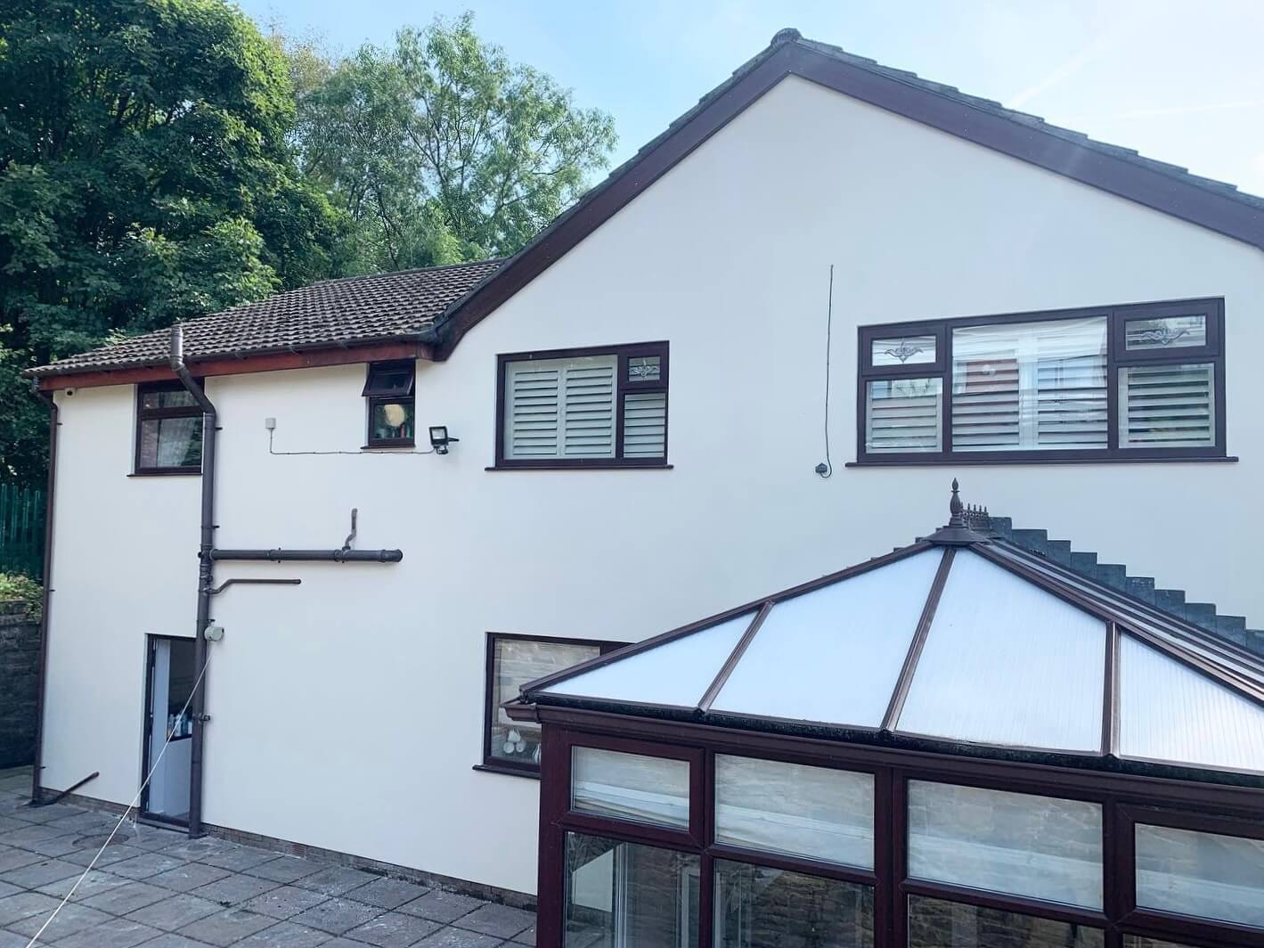 Rear elevation conservatory