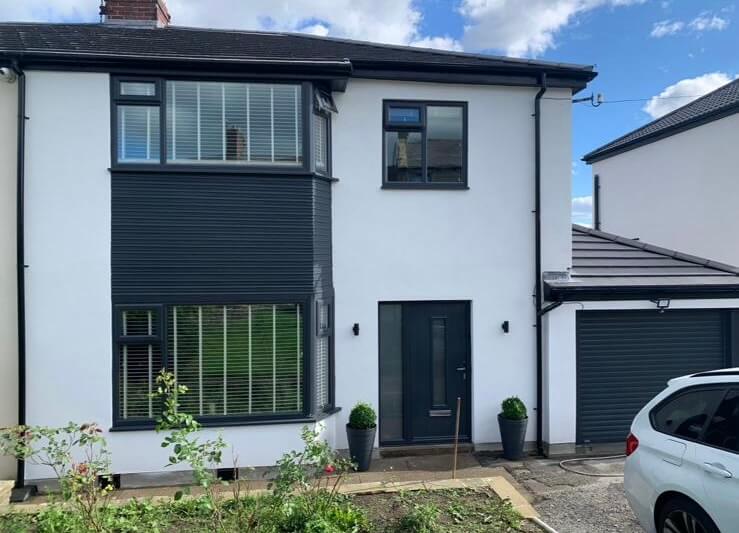 Immaculate house exterior